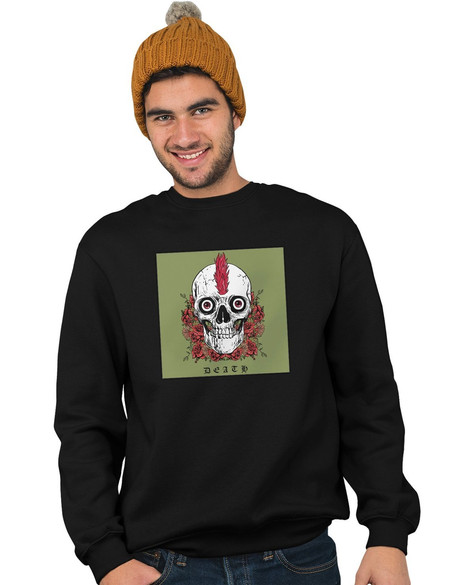 Bluza z naszywką Skull : Death