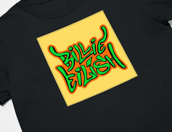 Koszulka z naszywką Billie Eilish 04