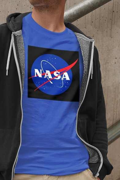 Koszulka z naszywką NASA logo