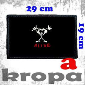 Naszywka duża na ubranie ALIVE