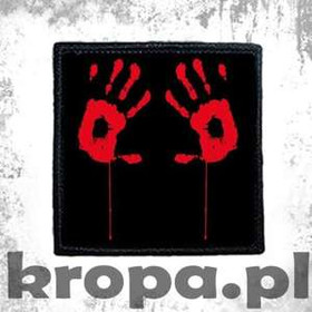 Naszywka   KRWAWE DŁONIE