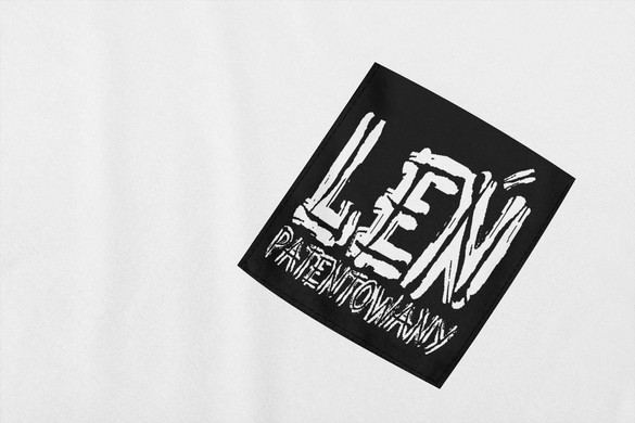 Koszulka z kieszonką Leń patentowany