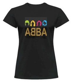 Bluzka damska z naszywką ABBA logo