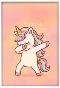 Magnes Jednorożec DAB time – śmieszny jednorożec, prezent dla dziecka