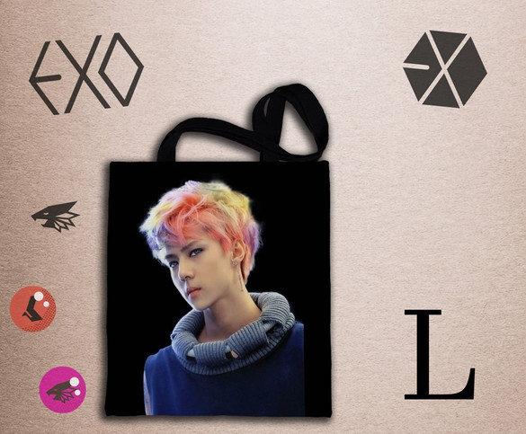 Torba na ramię EXO #k-pop FULLPRINT z Polski WZORY