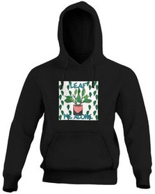 Bluza z naszywką Leaf me alone