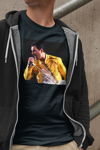 Koszulka z naszywką Queen Freddie Mercury 3