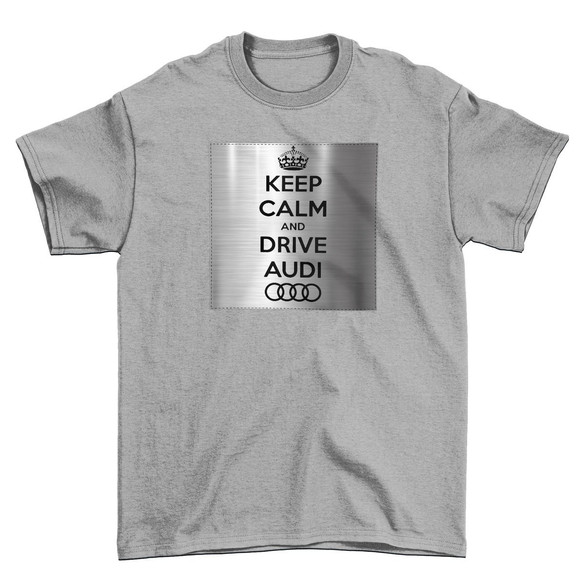 Koszulka z naszywką Audi Keep Calm
