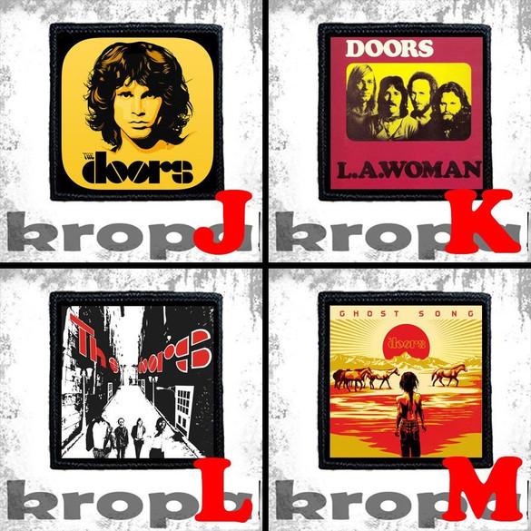 Naszywka THE DOORS 8 X 8 cm Dużo Wzorów!