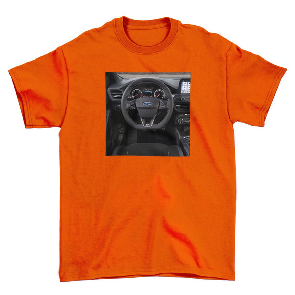 Koszulka z naszywką Ford kierownica