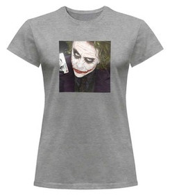 Bluzka damska z naszywką Joker Heath Ledger