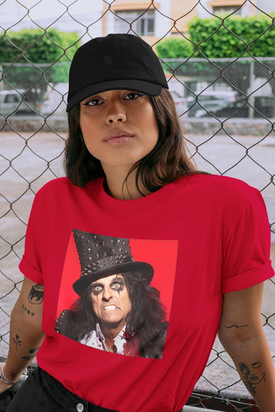 Koszulka z naszywką Alice Cooper