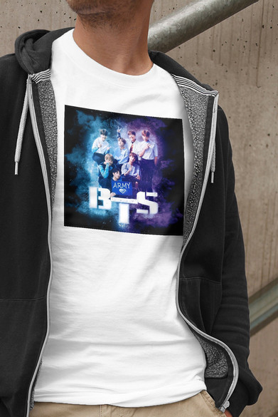 Koszulka z naszywką BTS Army 01