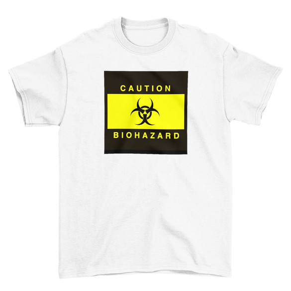 Koszulka z naszywką Biohazard 02