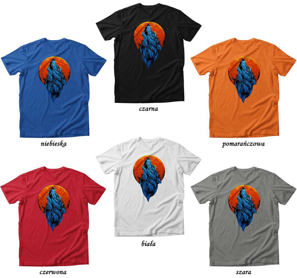 Koszulka WILK KRWAWY KSIĘŻYC BLOOD MOON