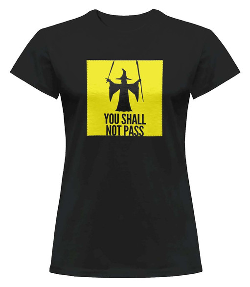 Bluzka damska z naszywką You shall not pass