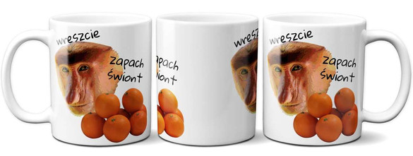 Kubek NOSACZ ŚWIĄTECZNY WRESZCIE ZAPACH na Prezent