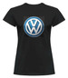 Bluzka damska z naszywką Volkswagen logo black