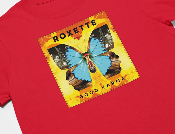 Koszulka z naszywką ROXETTE good karma