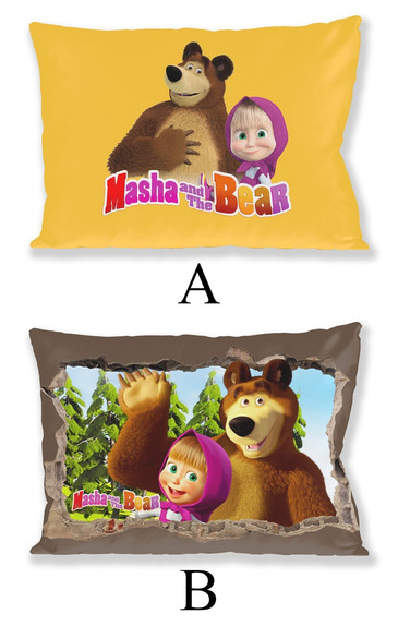 Poduszka MASZA I NIEDŹWIEDŹ 60x40cm na Prezent WZORY