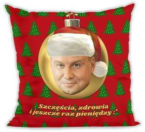 Poduszka Pan Andrzej PIS świąteczna śmieszna