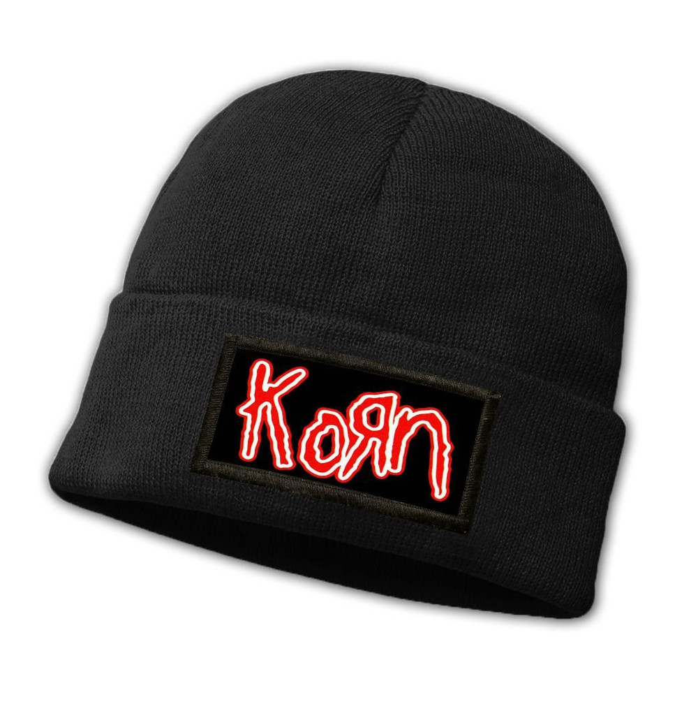 Czapka zimowa z naszywką KORN