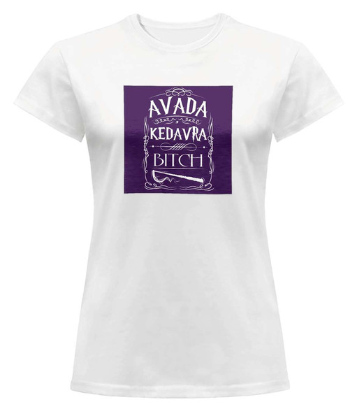 Bluzka damska z naszywką Harry Potter spell