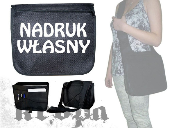 Torba szkolna na ramię Z WŁASNYM NADRUKIEM
