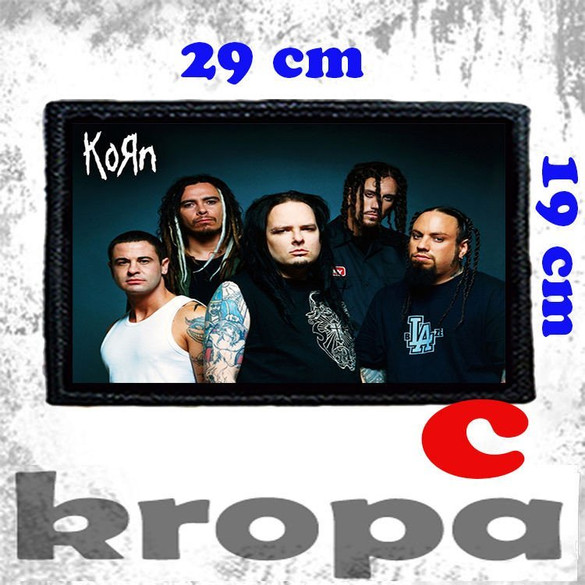 Naszywka duża na ubranie KORN