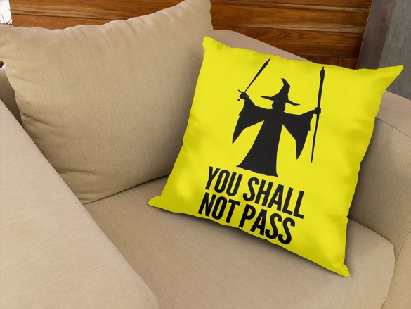 Poduszka You shall not pass