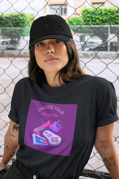Koszulka z naszywką CHOOSE YOUR WEAPON