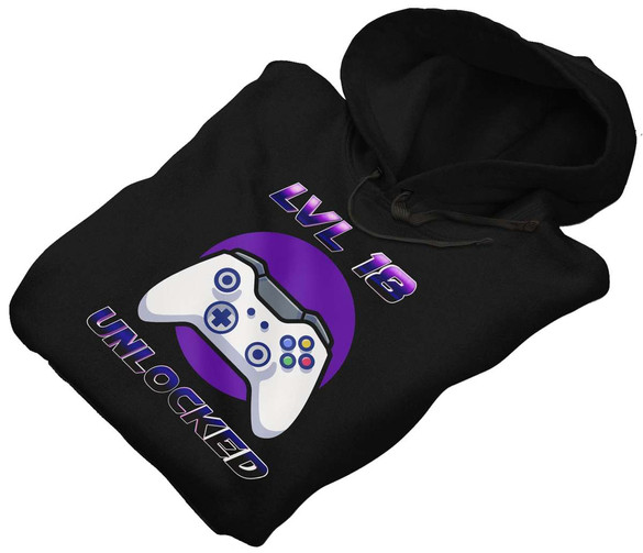 Bluza urodzinowa gracza LVL UNLOCKED + wiek