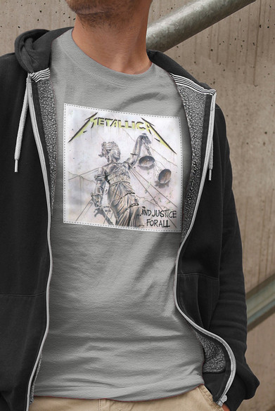 Koszulka z naszywką Metallica And Just
