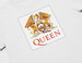 Koszulka z naszywką Queen logo white