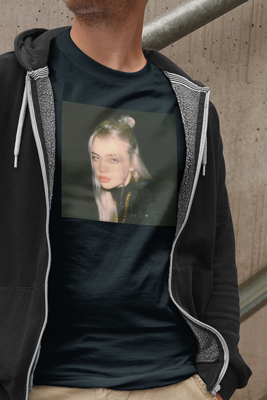 Koszulka z naszywką Billie Eilish 08