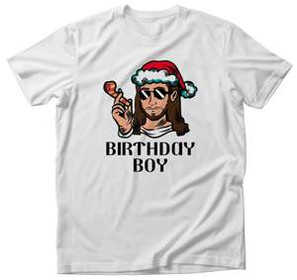 Koszulka świąteczna Jezus birthday boy