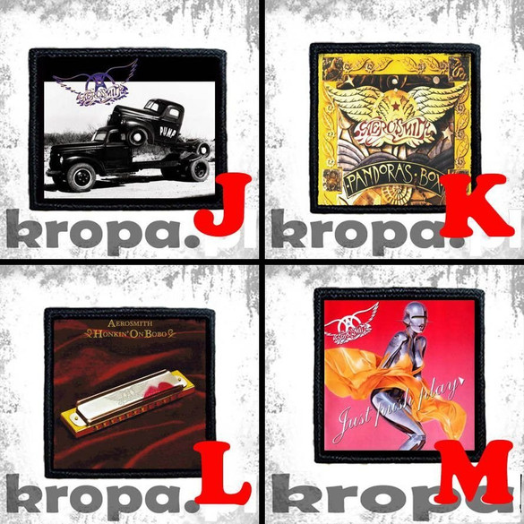 Naszywka AEROSMITH 8 X 8 cm Dużo Wzorów!