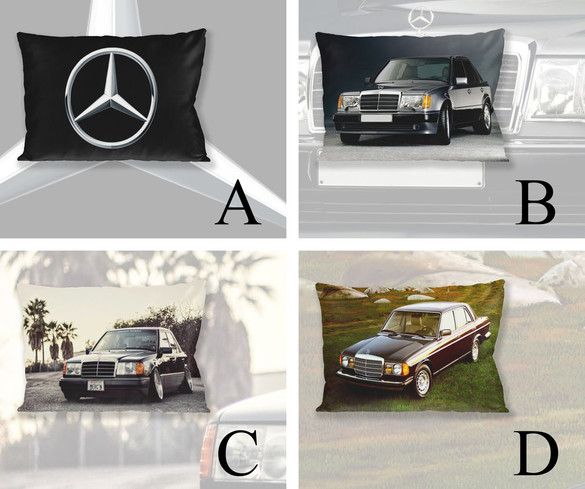 Zestaw MERCEDES poduszka+kubek+GRATIS!  WZORY
