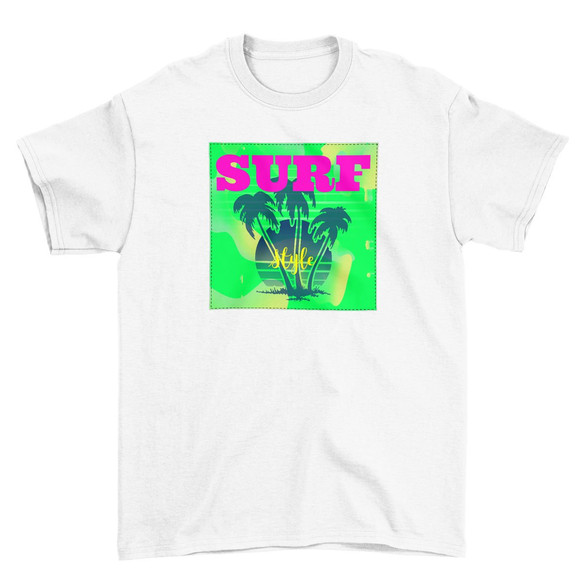 Koszulka z naszywką Surf