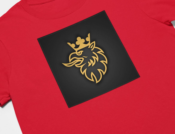 Koszulka z naszywką Scania logo gold