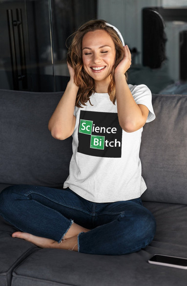 Bluzka damska z naszywką Breaking Bad science b.