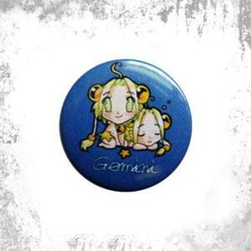 Przypinka ZNAK ZODIAKU - BLIŹNIĘTA