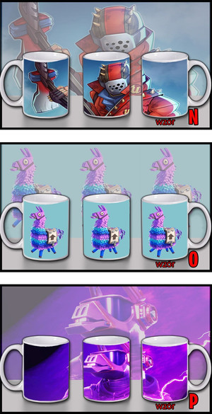 Kubek FORTNITE 33 wzory + imię gracza GRATIS