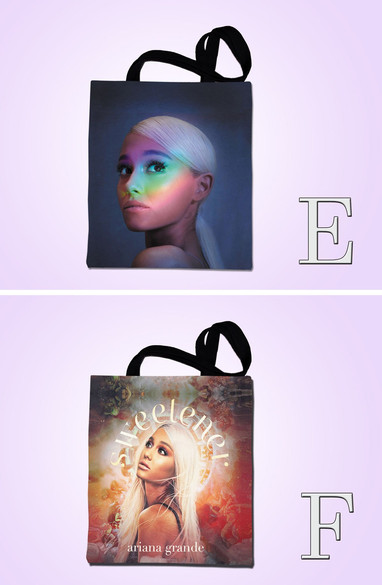 Torba na ramię ARIANA GRANDE DUŻO WZORÓW