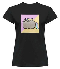 Bluzka damska z naszywką Cat Unicorne 01