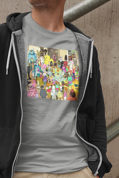 Koszulka z naszywką Rick and Morty 02