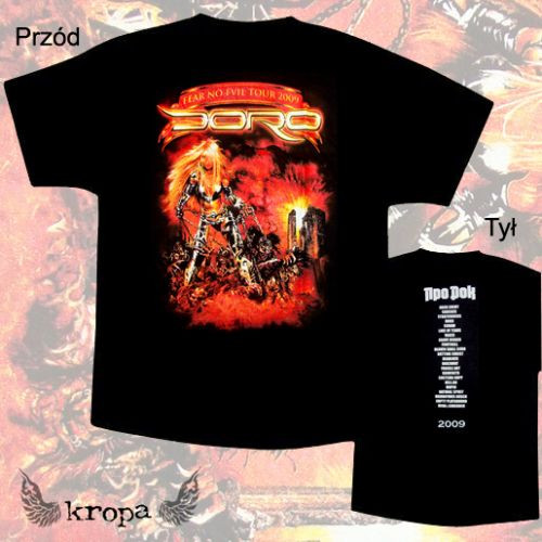 Koszulka DORO - FEAR NO EVIL TOUR 2009