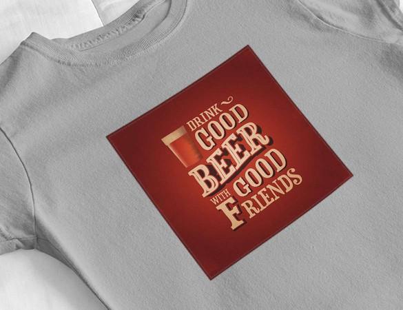 Bluzka damska z naszywką Drink Good Beer...