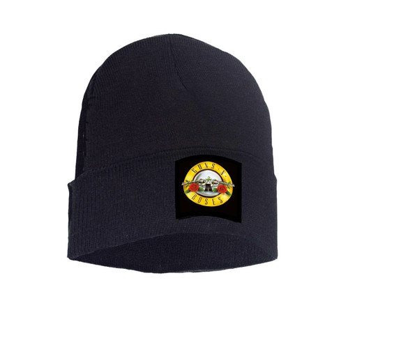 Czapka zimowa z naszywką GUNS N' ROSES