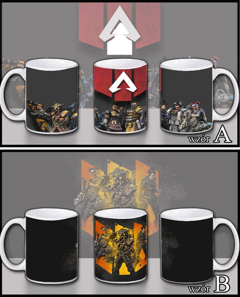 APEX LEGENDS Zestaw poduszka kubek WZORY+GRATIS